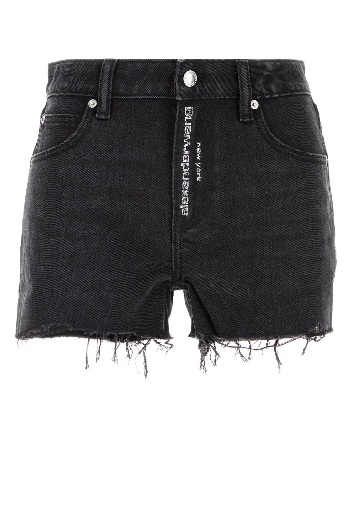 ALEXANDER WANG Shorts in denim nero