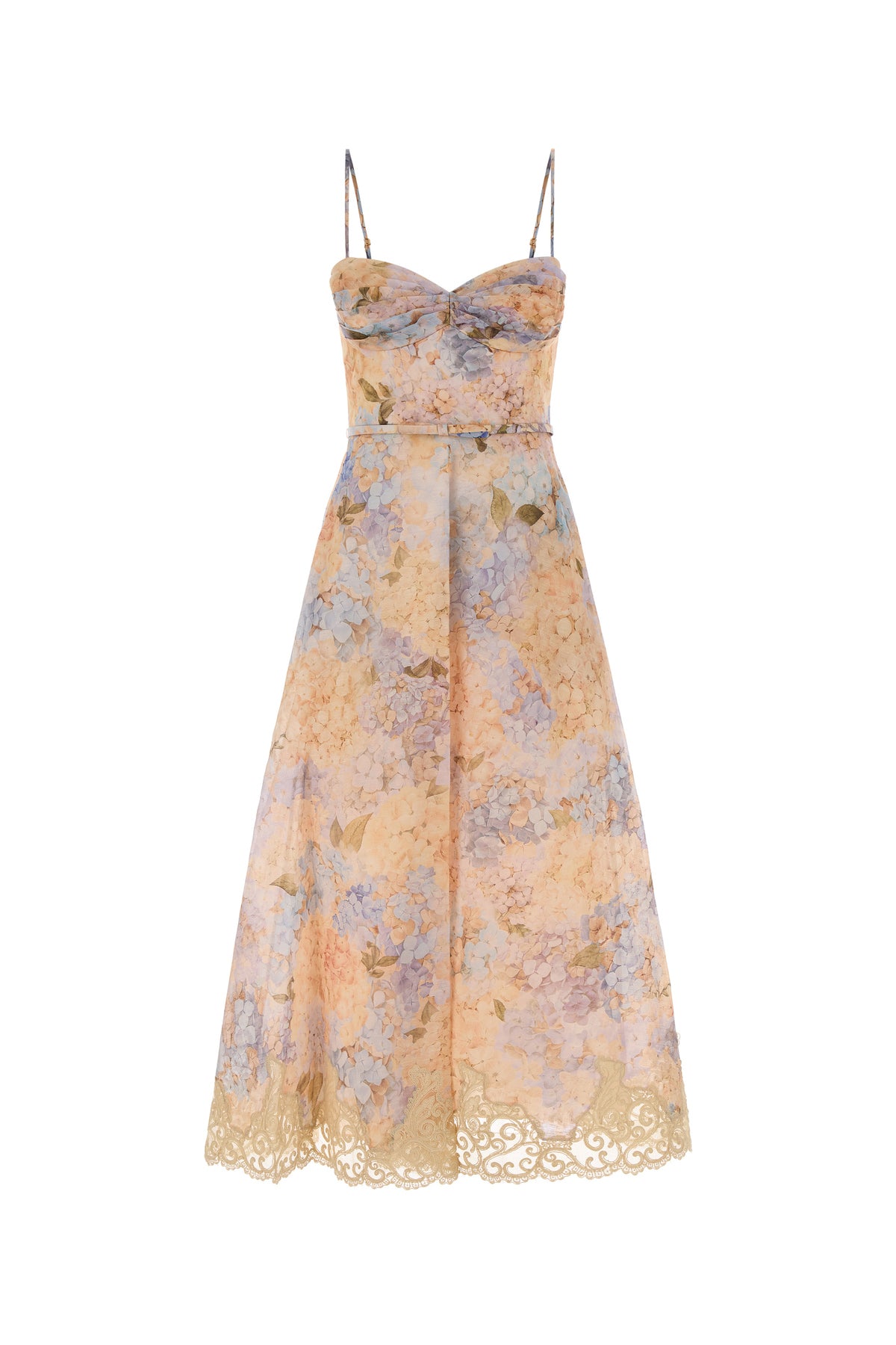 Zimmermann Abito Valiant in organza stampata