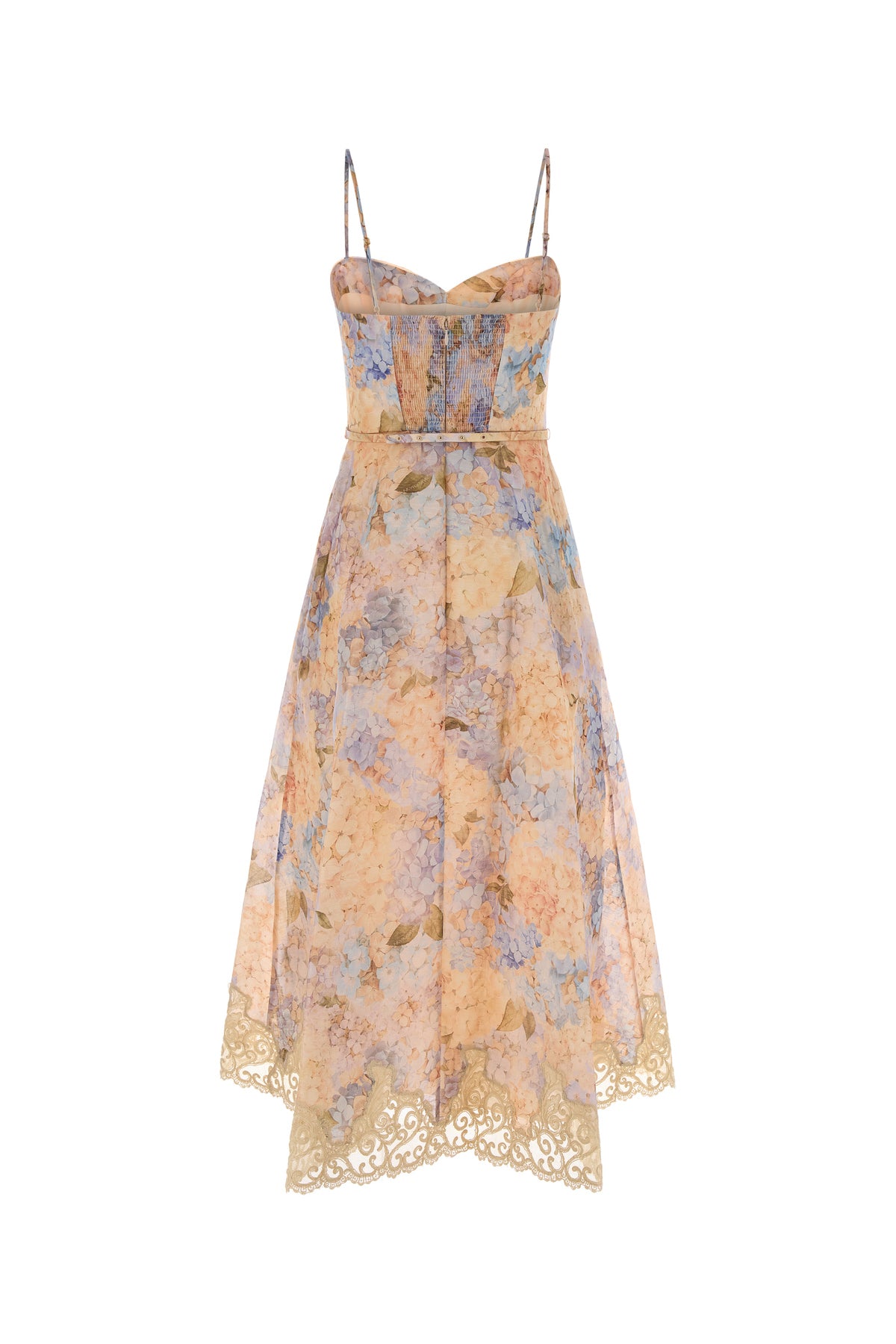 Zimmermann Abito Valiant in organza stampata, view 2