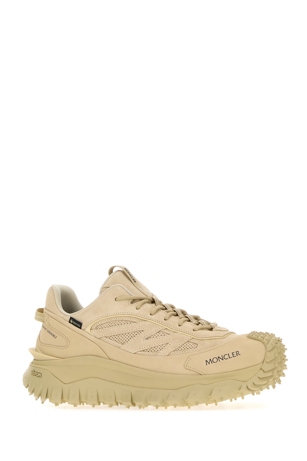 Moncler Sneakers Trailgrip GTX in pelle scamosciata beige, view 2