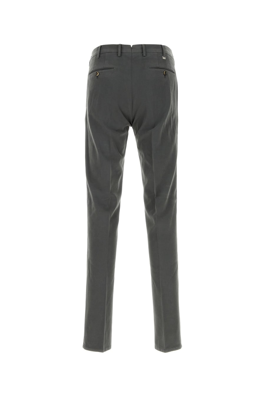 PT Torino Pantalone in misto cotone stretch grigio, view 2