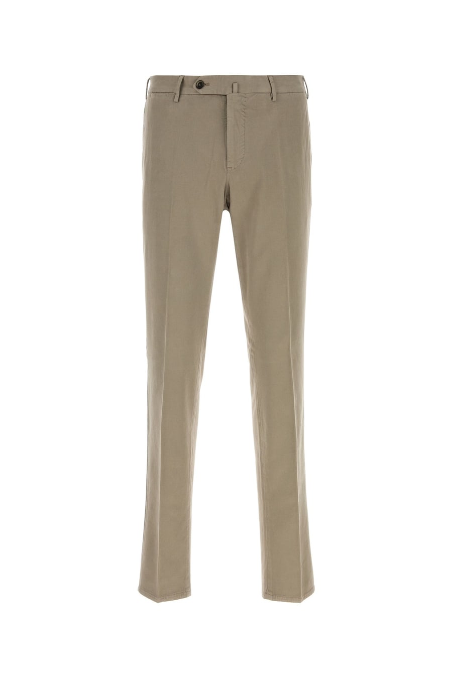 PT Torino Pantalone in misto cotone stretch tortora