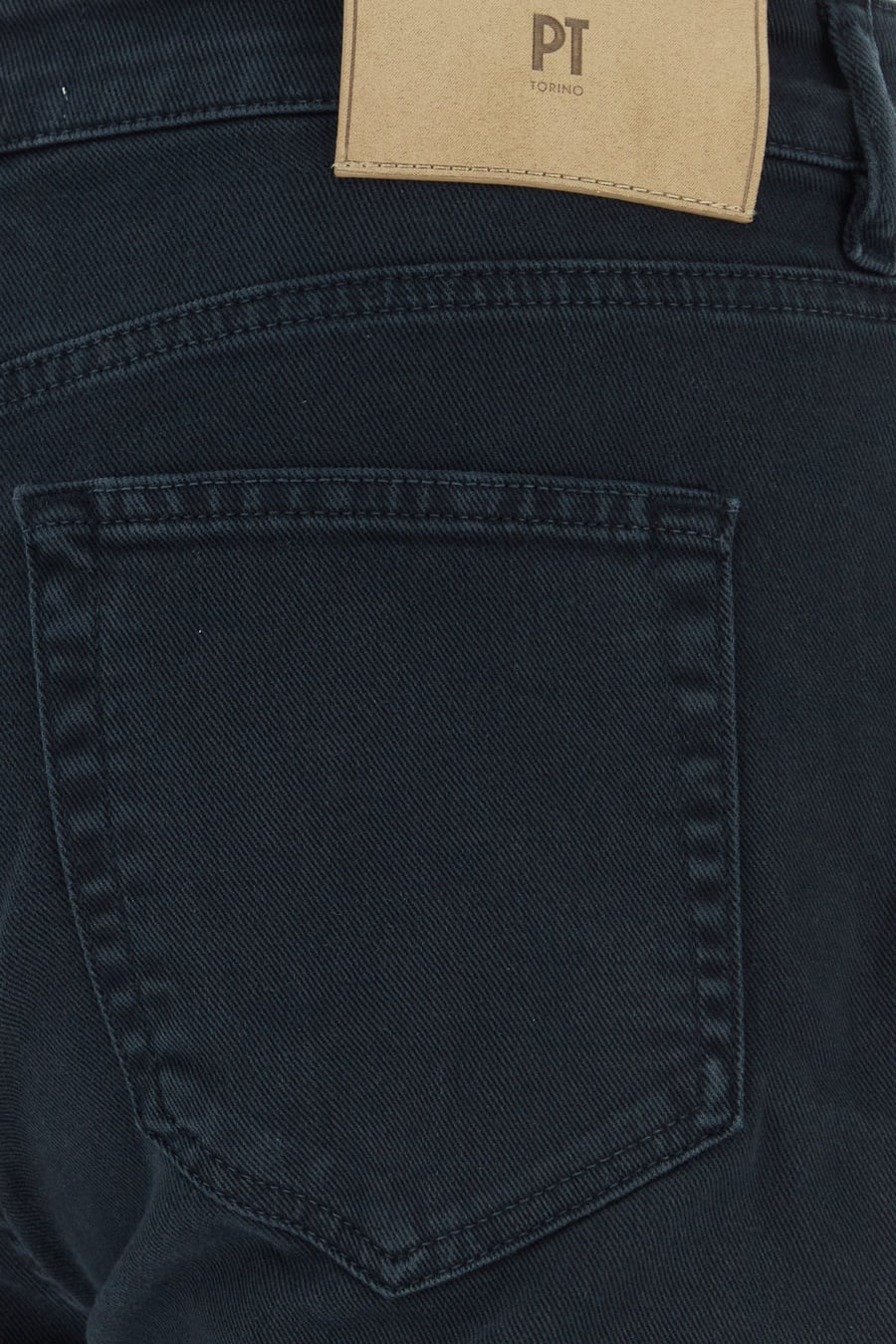 PT Torino Jeans in denim stretch blu navy, view 3