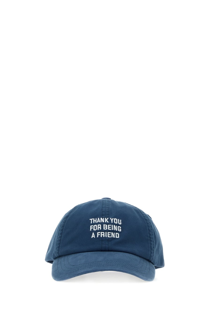 AMI Cappello da baseball in cotone blu