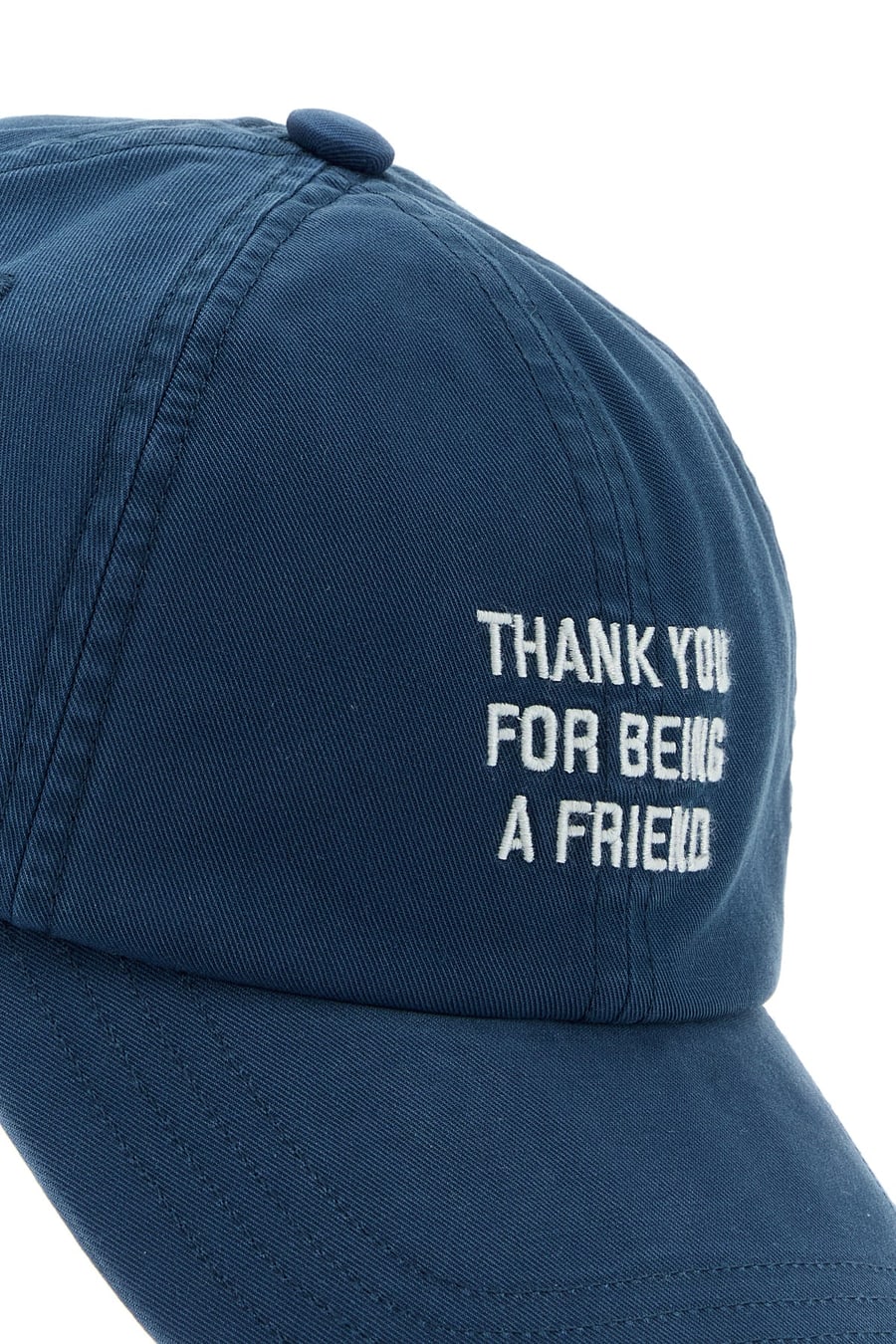 AMI Cappello da baseball in cotone blu, view 4