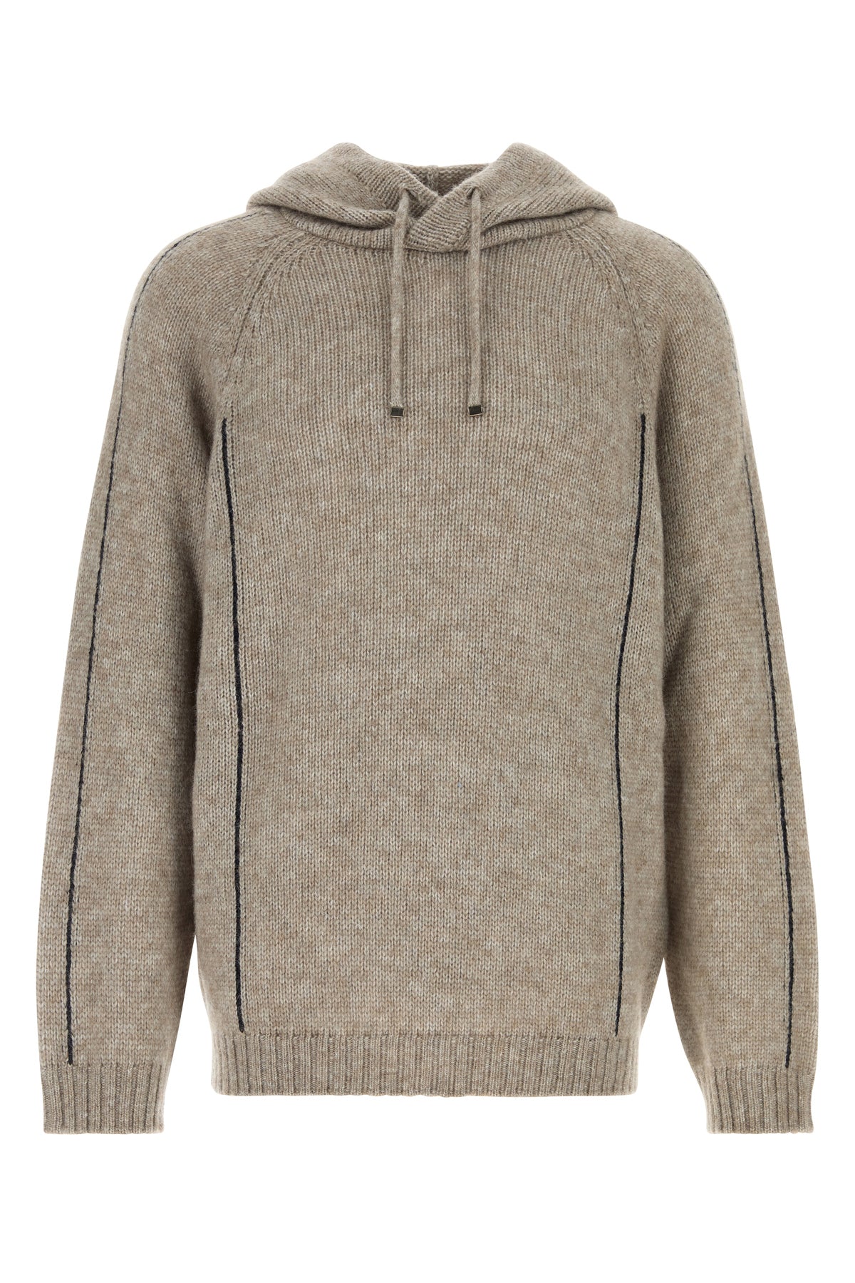 Giorgio Armani Maglione in misto alpaca tortora
