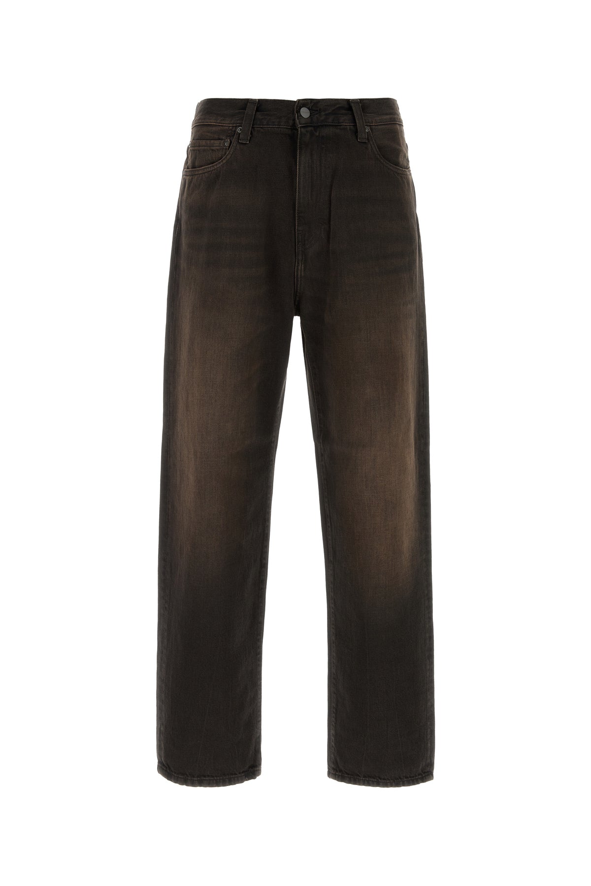 Carhartt WIP Aaron Pant in denim marrone