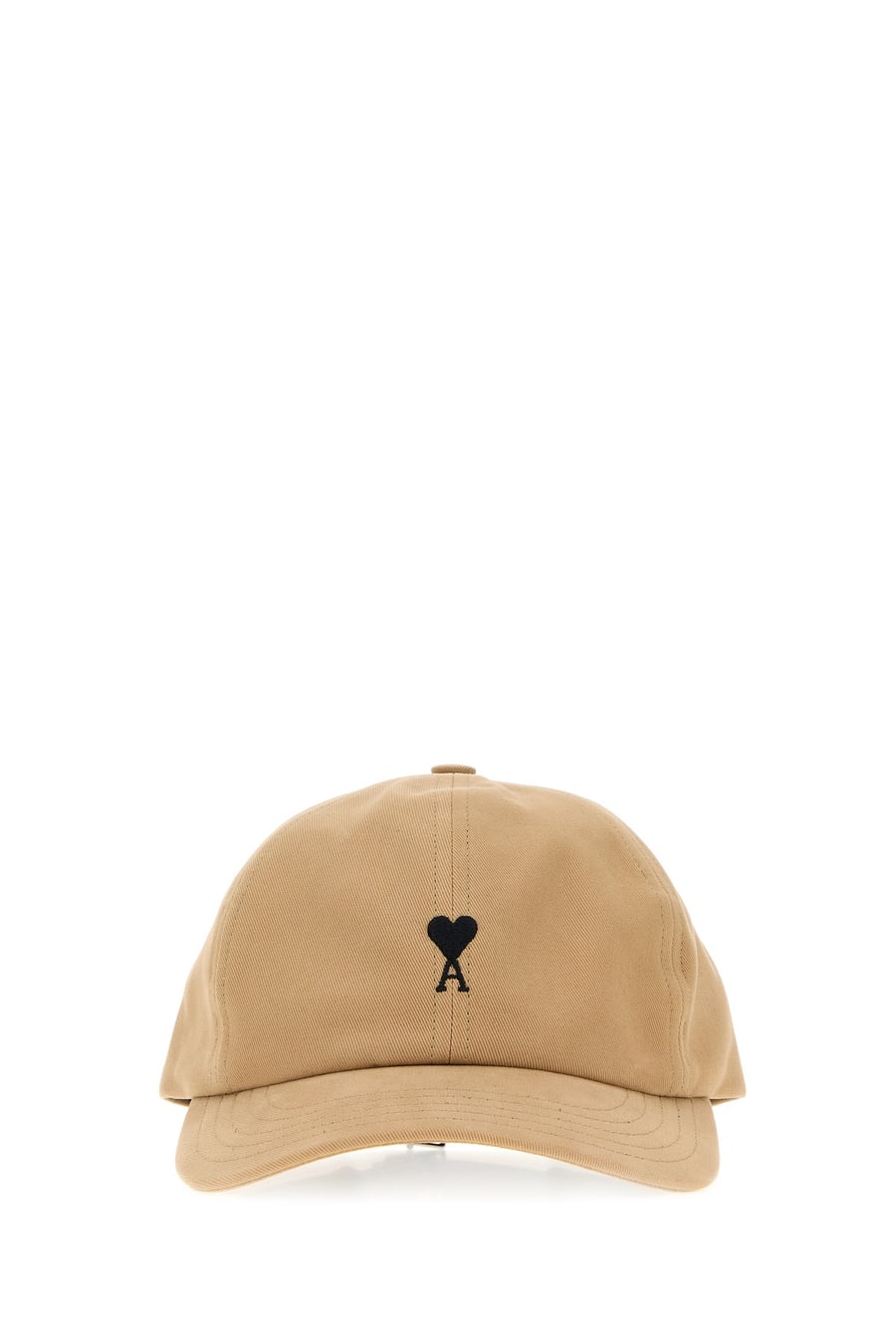 AMI Cappello da baseball in cotone cammello
