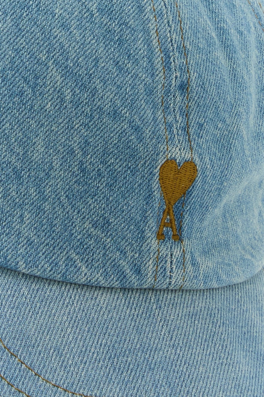 AMI Cappello da baseball in denim, view 4