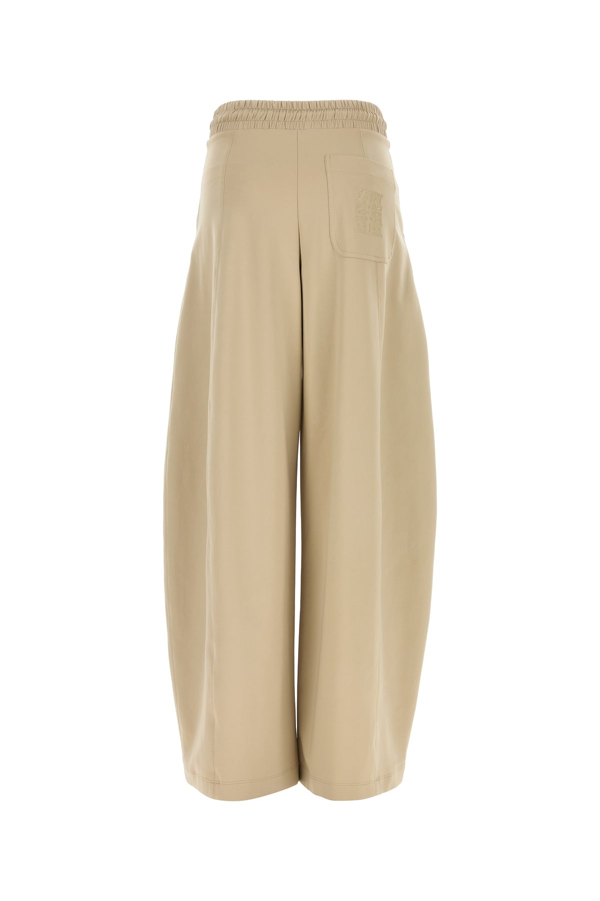 Max Mara Pantalone jogging Olmo in misto nylon beige, view 2