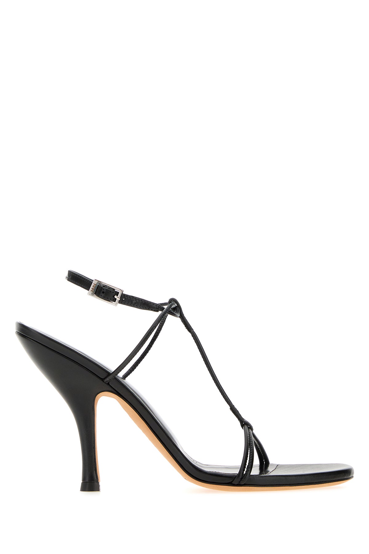 JUDE Sandali Mixer in pelle nera