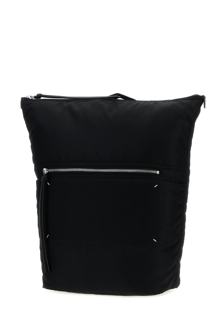 Maison Margiela Zaino in nylon nero, view 2