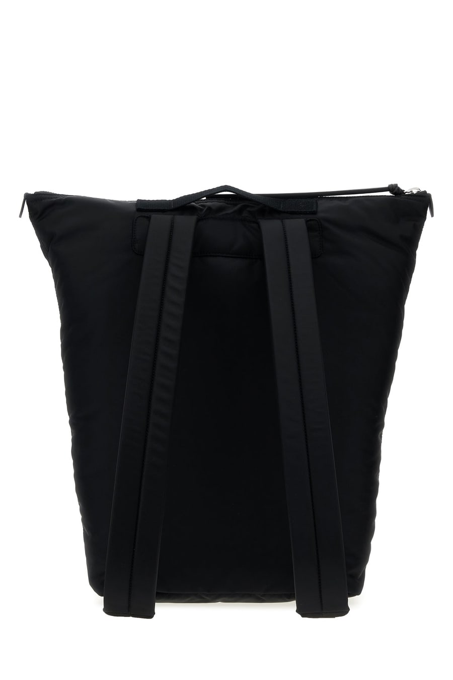 Maison Margiela Zaino in nylon nero, view 3