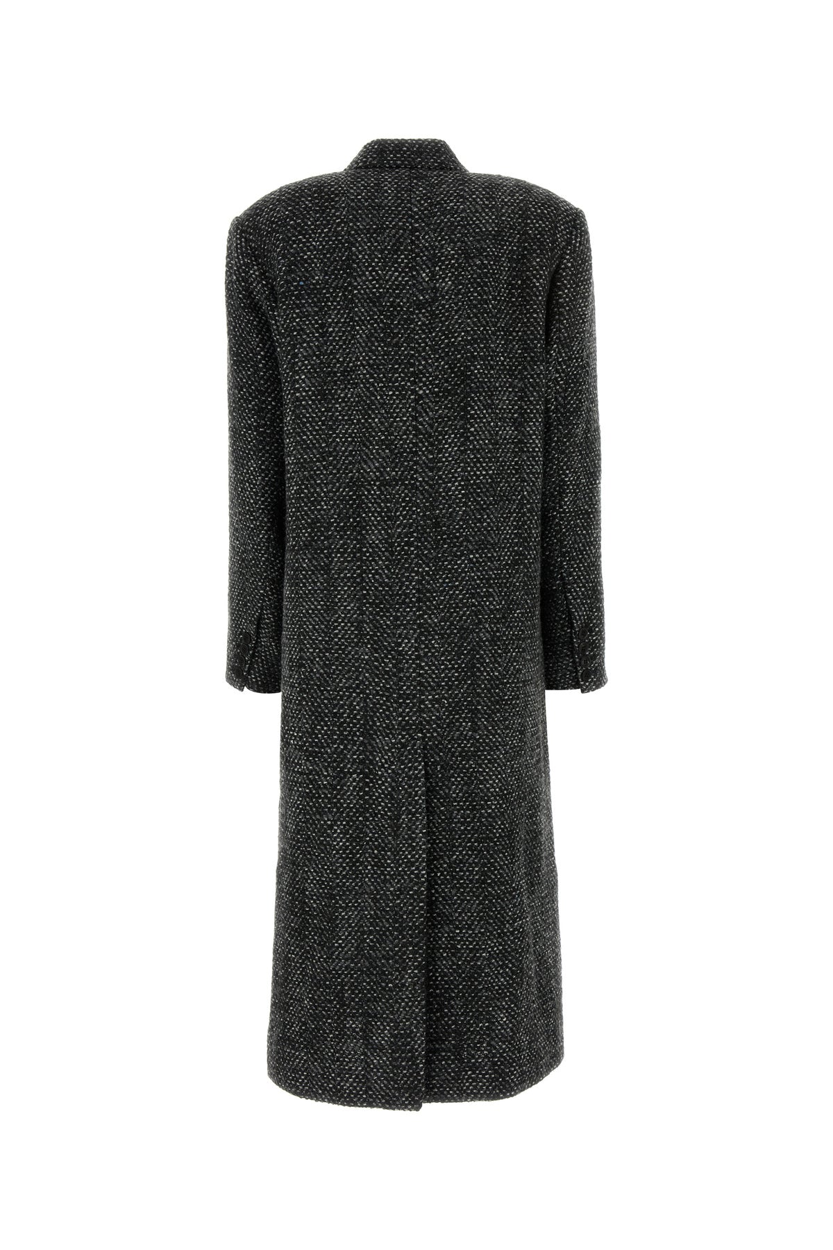 ISABEL MARANT ETOILE Cappotto Pilda in maglia antracite melangé, view 2