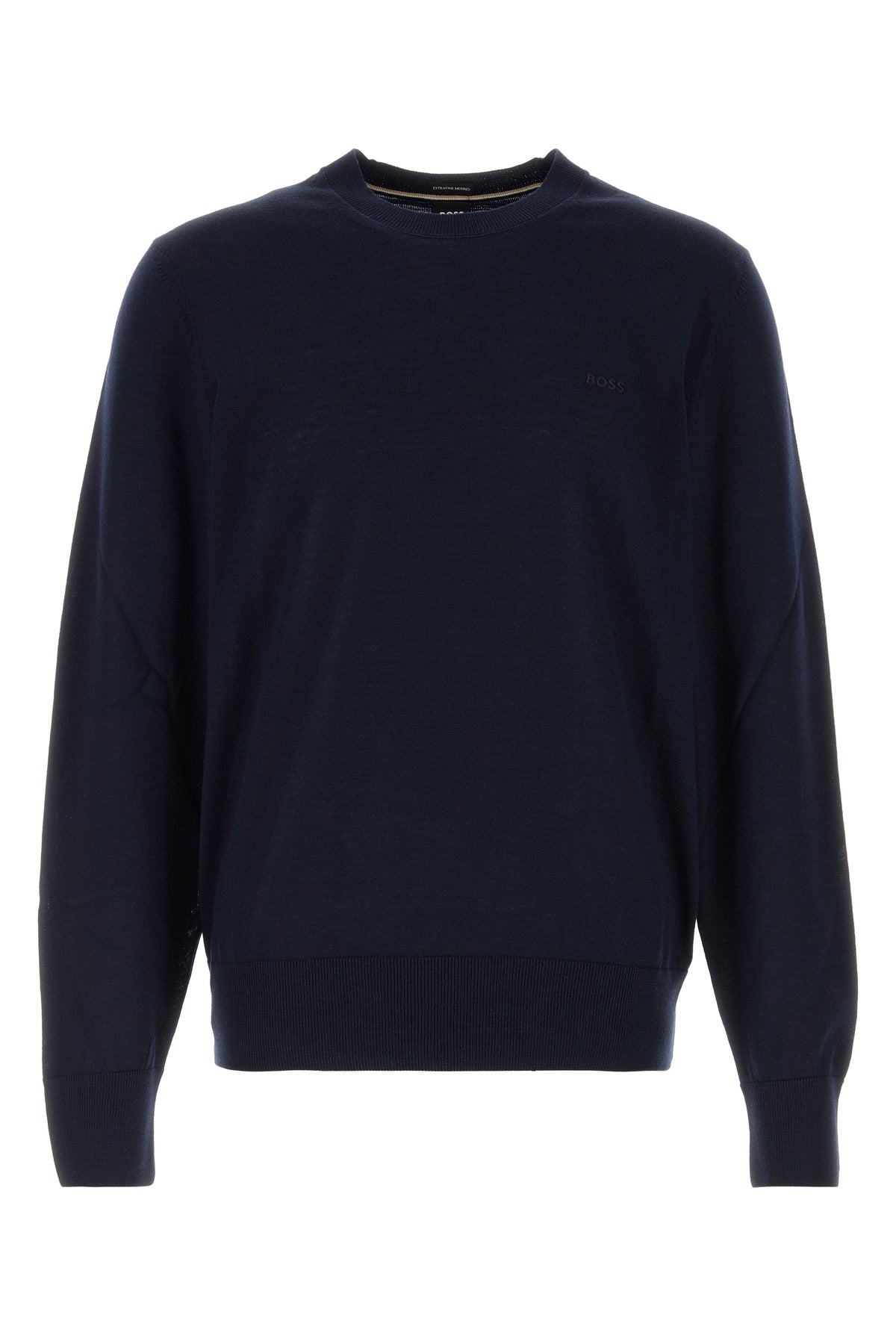 Boss Maglione in lana blu notte