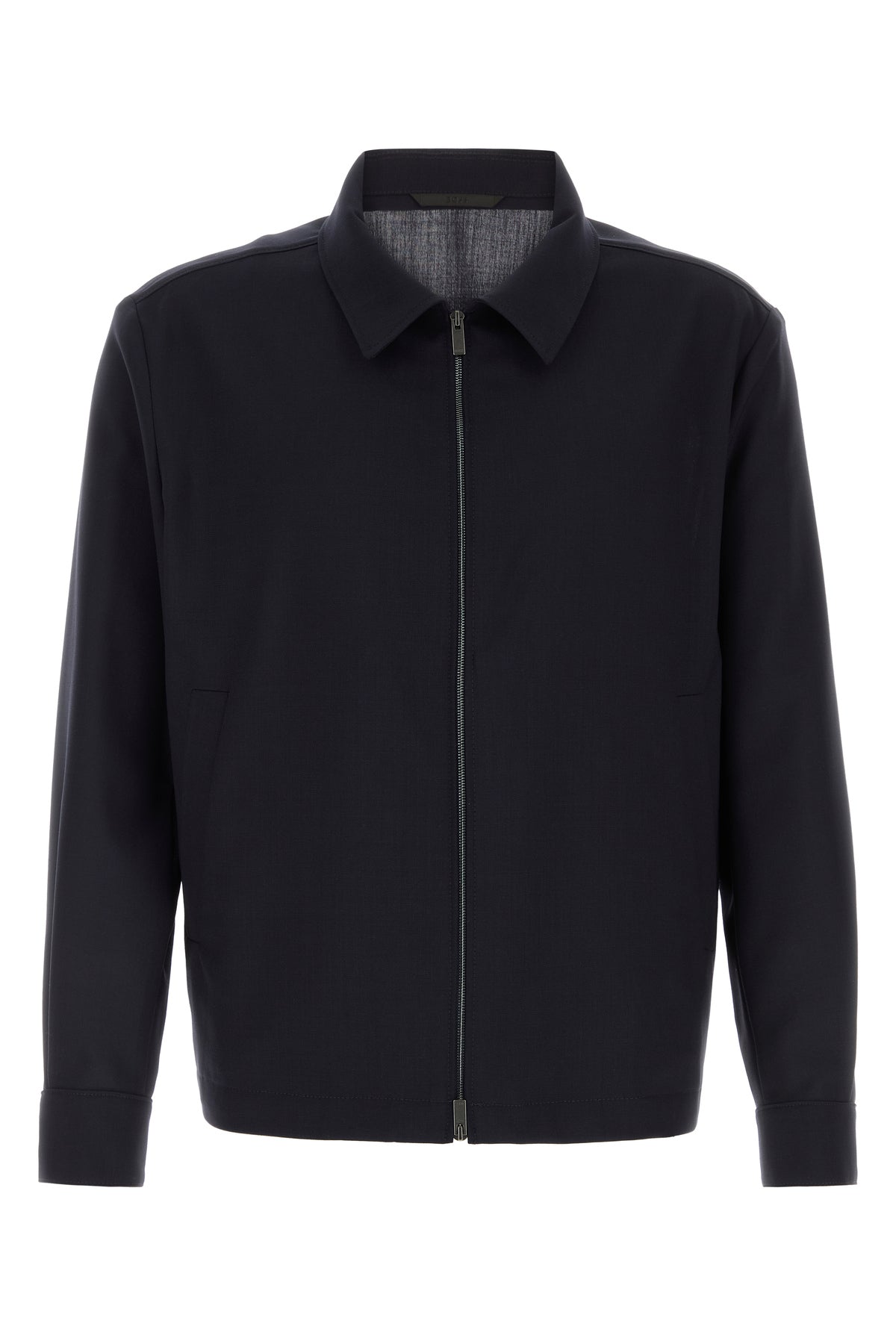 Boss Camicia in lana blu navy