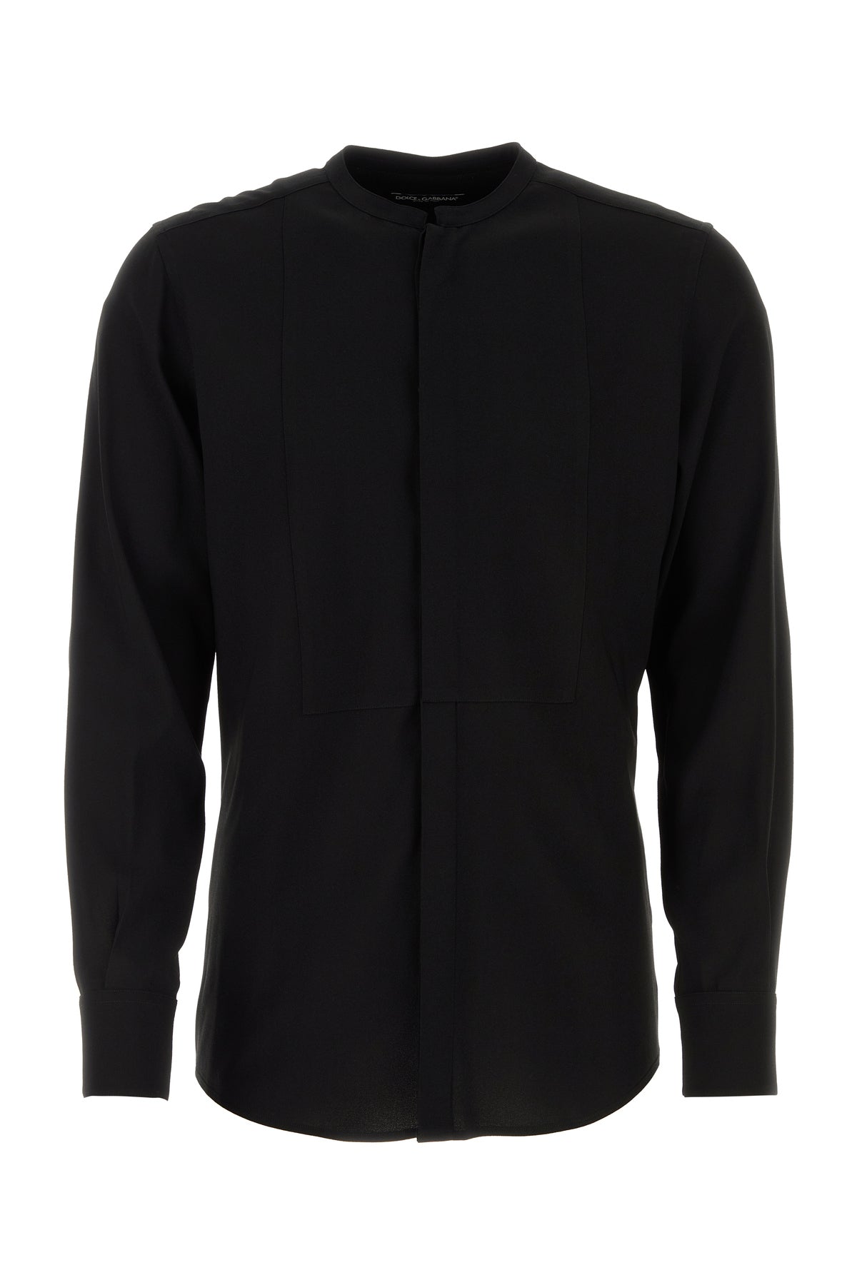 Dolce & Gabbana Camicia in crepe nero