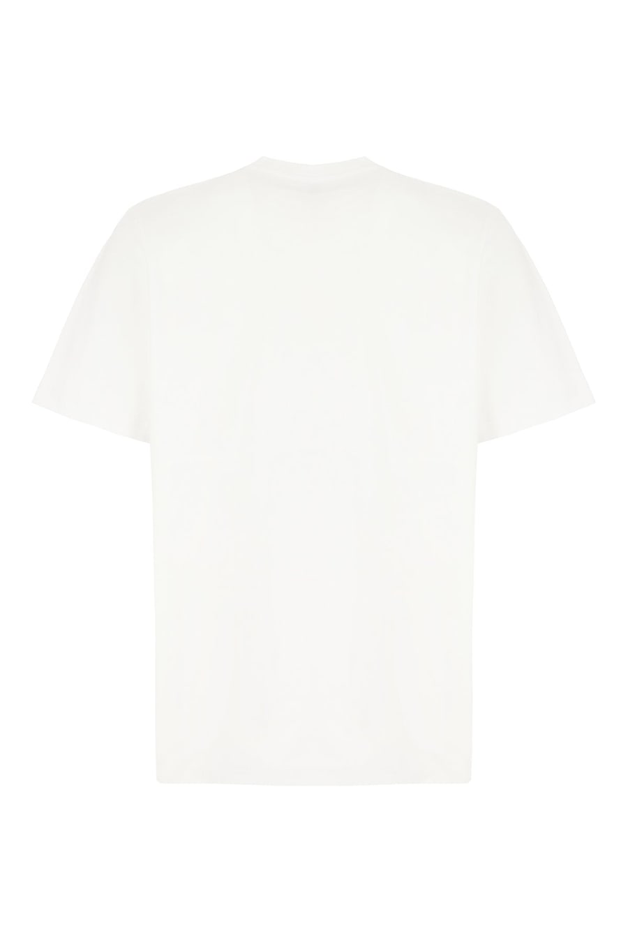 CASABLANCA T-shirt in cotone bianco, view 2
