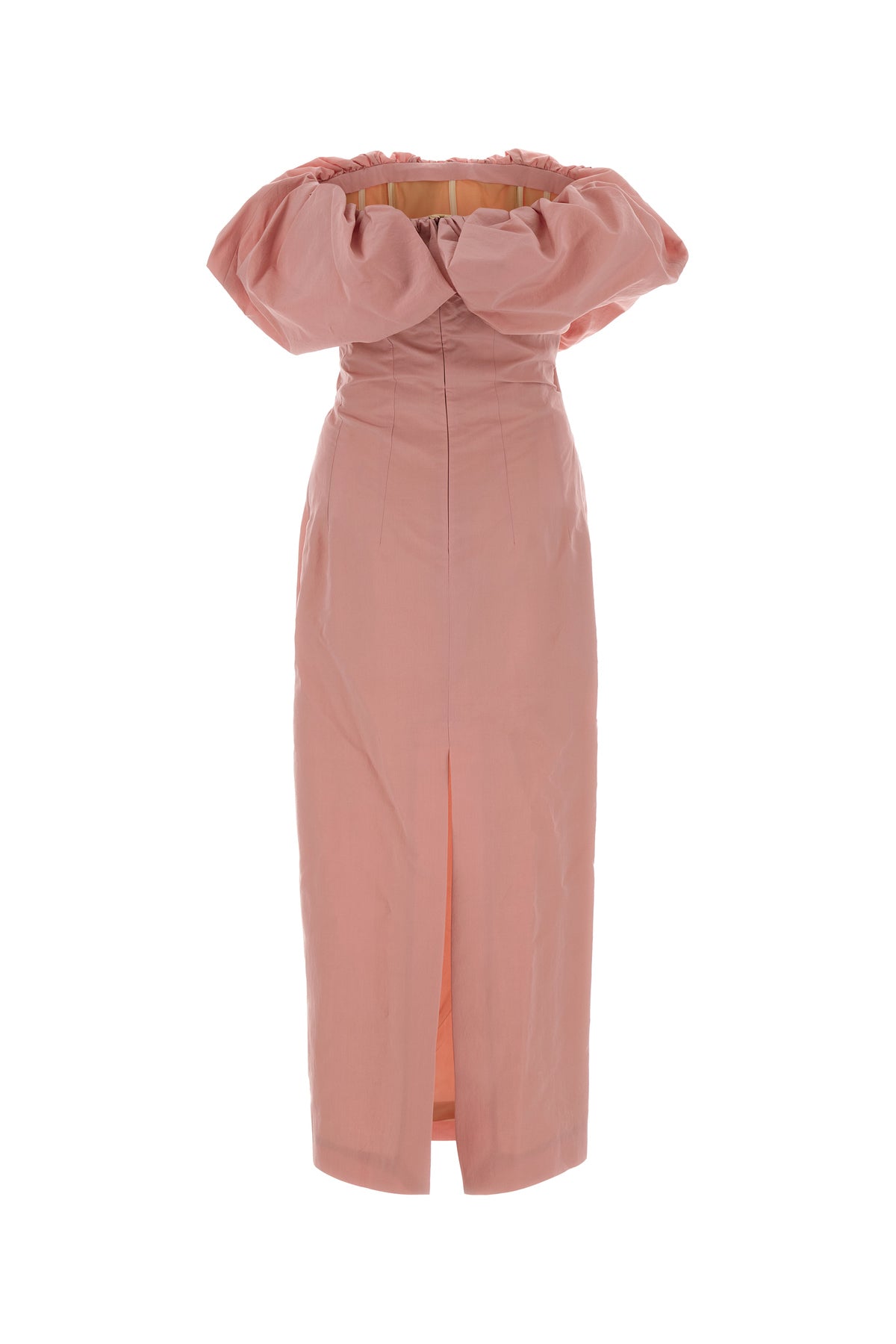 MAGDA BUTRYM Abito in misto cotone rosa, view 2