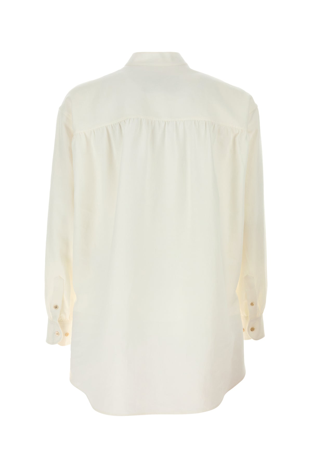 Valentino Garavani Camicia in lino bianco, view 2