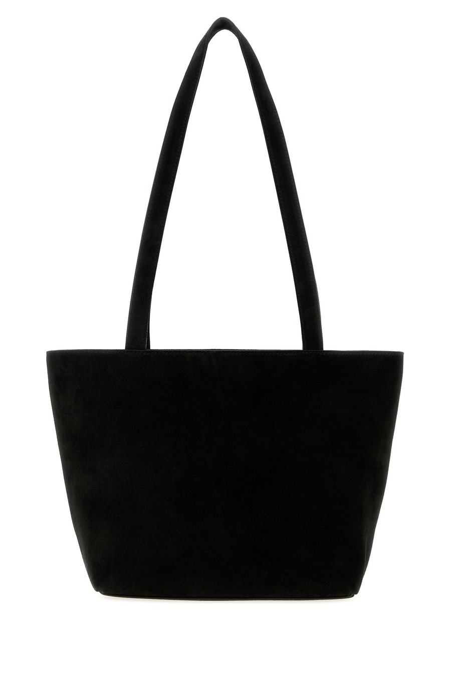 The Row Borsa a spalla Parker in pelle scamosciata nera