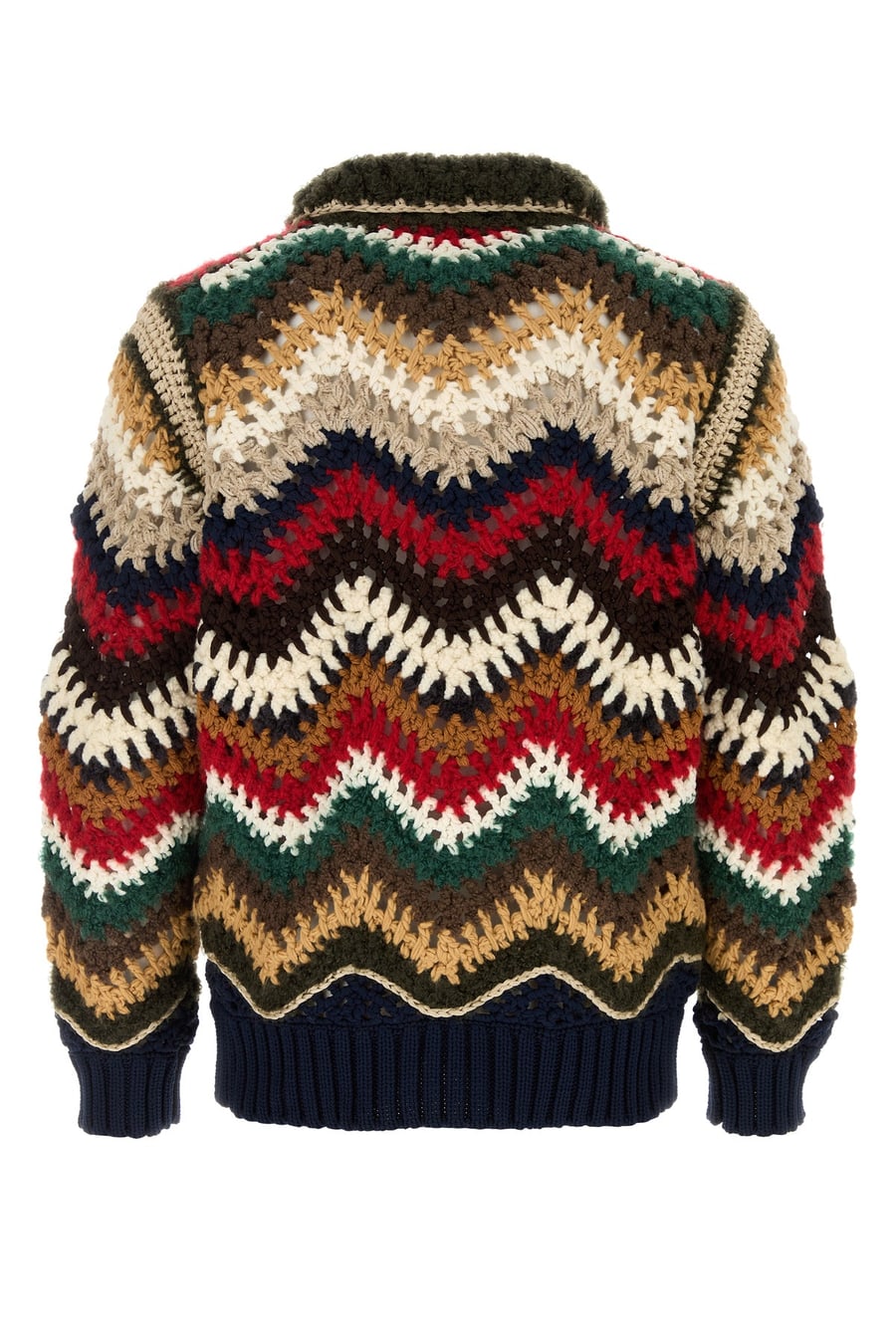 SACAI Cardigan in crochet multicolor, view 2