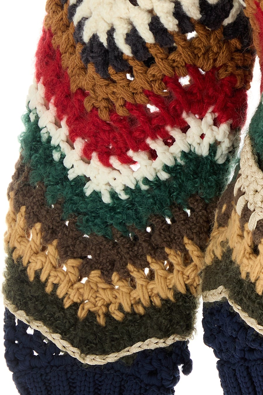 SACAI Cardigan in crochet multicolor, view 3