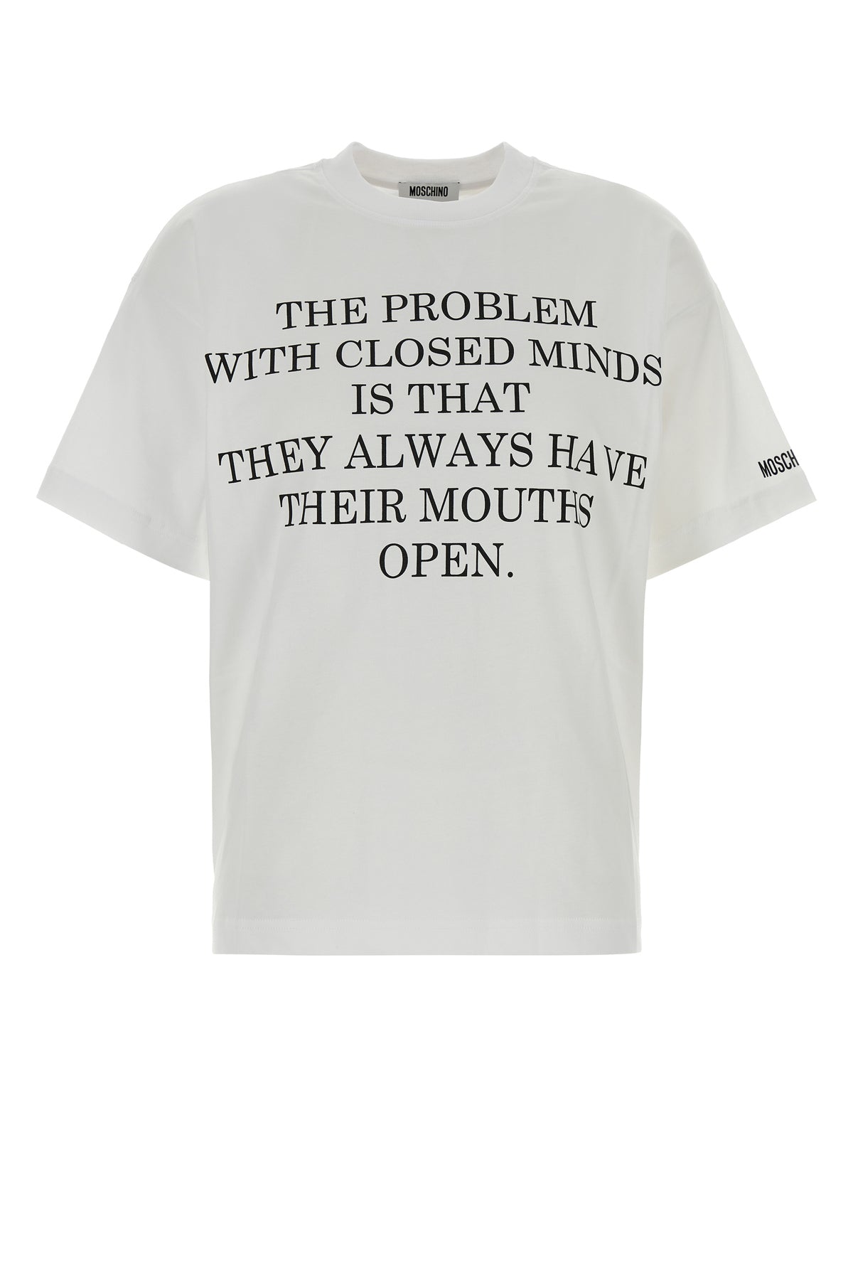 Moschino T-shirt oversize in cotone bianco