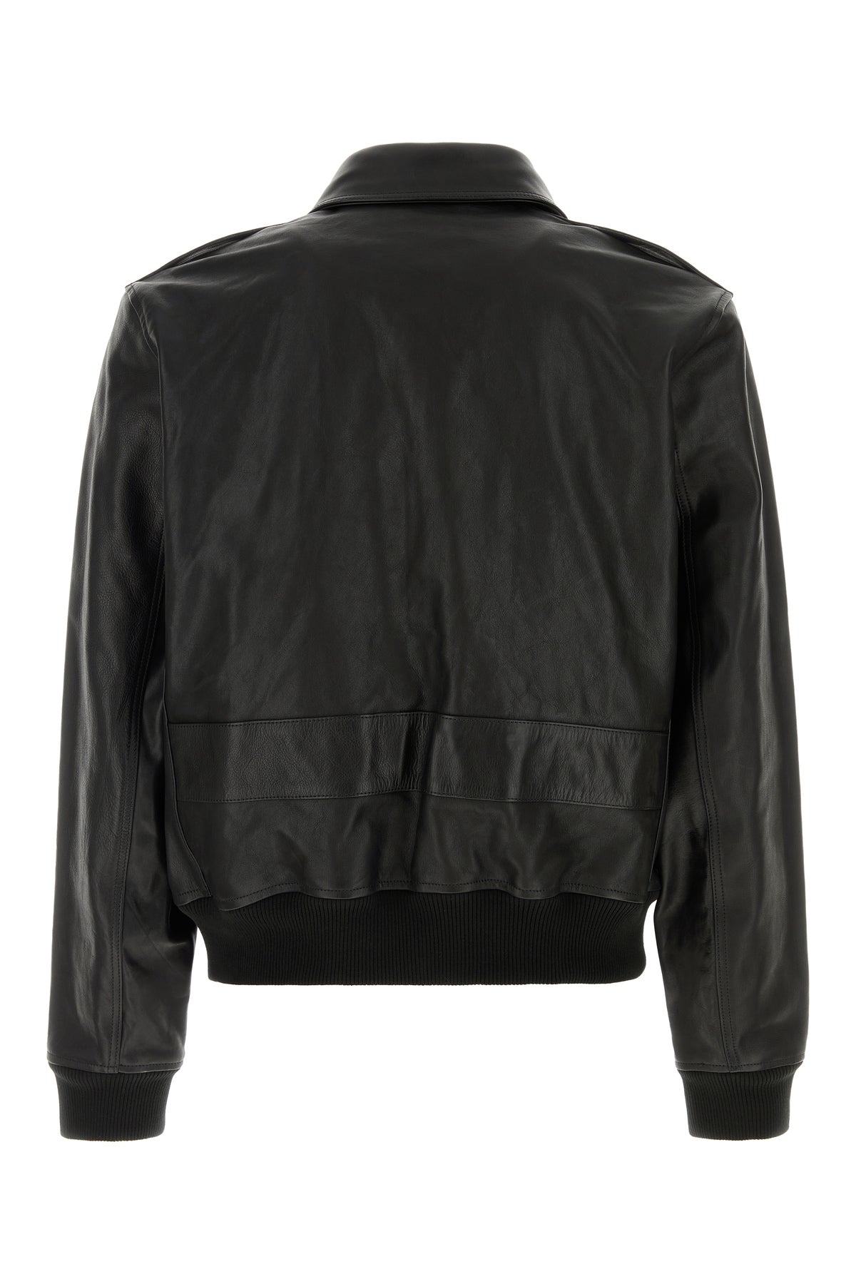 A.P.C. Giacca Gael in pelle nera, view 2
