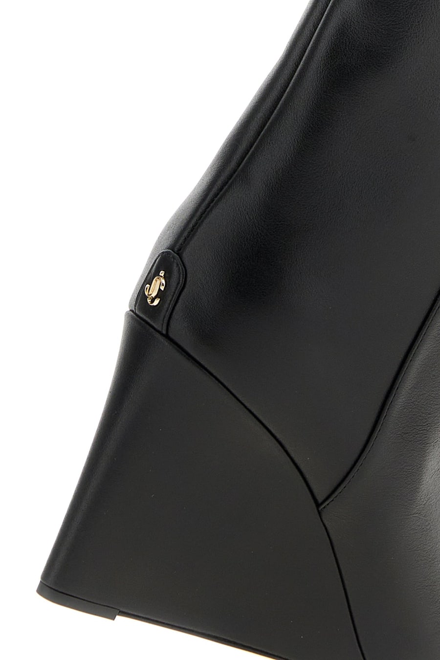 Jimmy Choo Stivali Blake in pelle nera, view 4