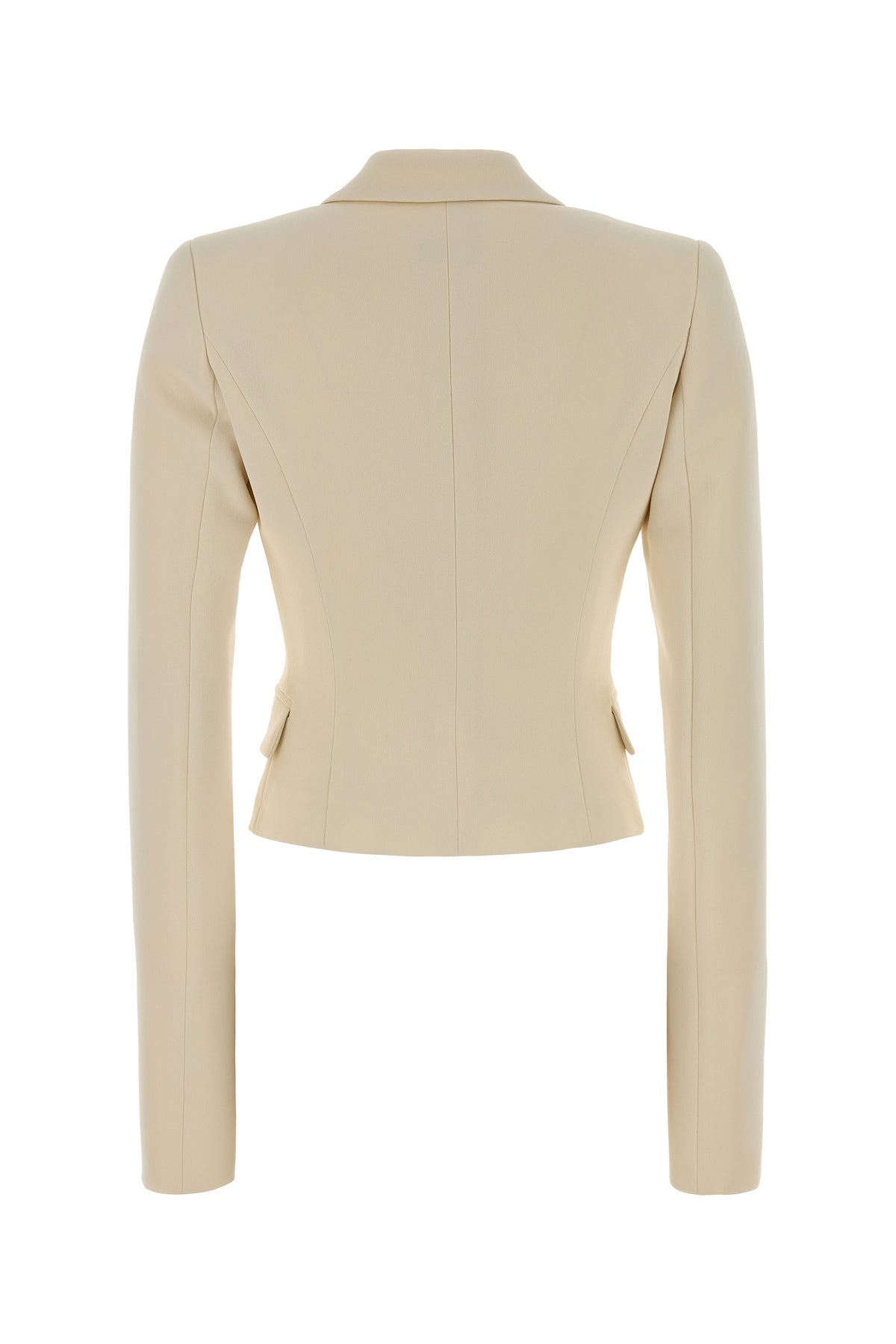 THE ANDAMANE Giacca Zefira in crepe crema, view 2