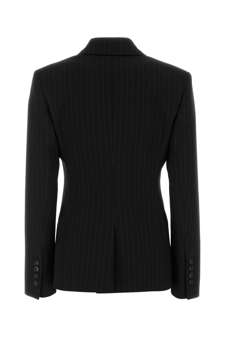 THE ANDAMANE Giacca Bianca in misto cotone stretch ricamato, view 2