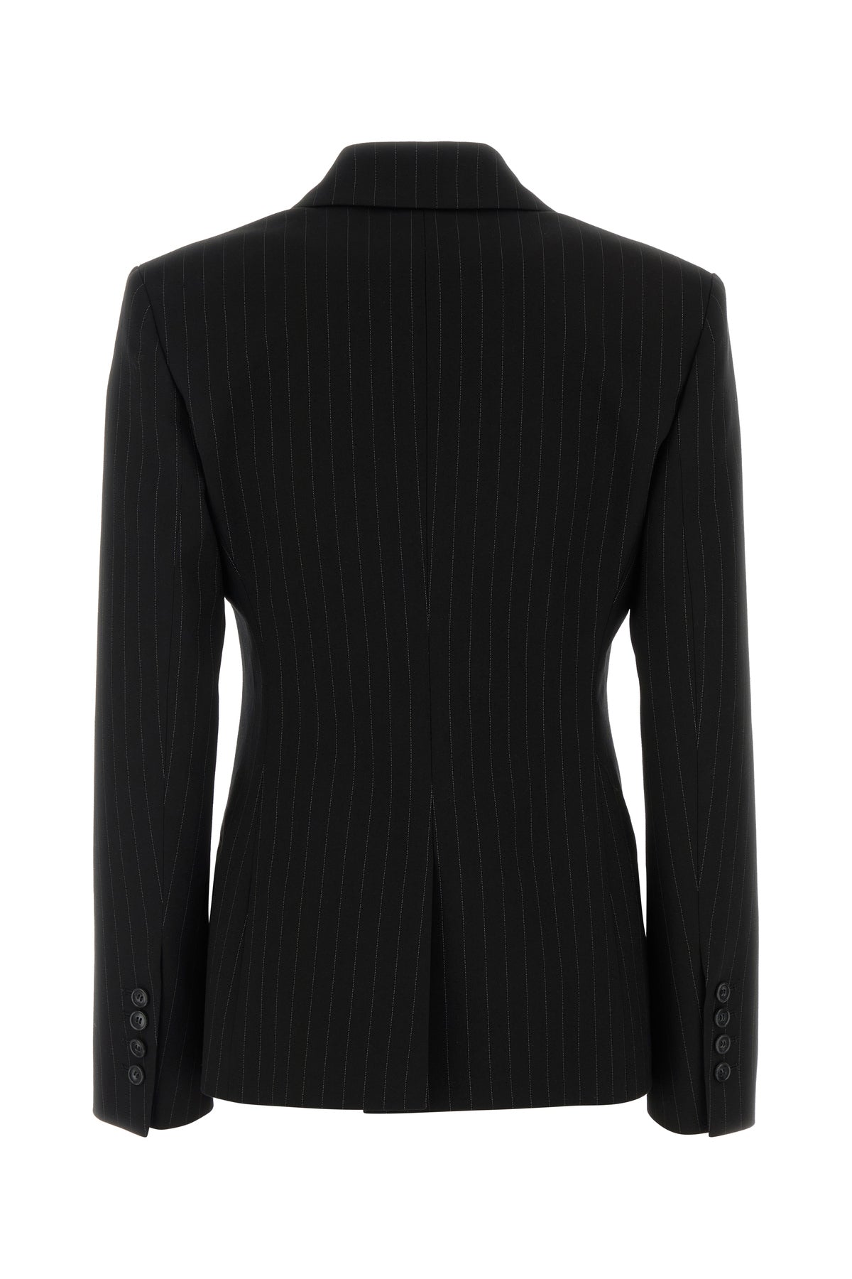 THE ANDAMANE Giacca Bianca in misto cotone stretch ricamato, view 2