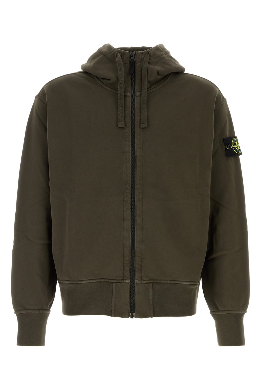 Stone Island Felpa in cotone marrone