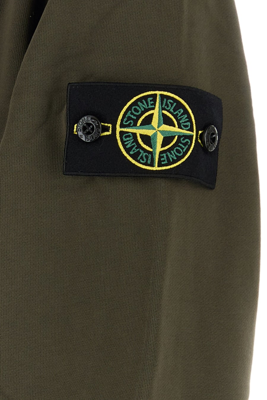 Stone Island Felpa in cotone marrone, view 3