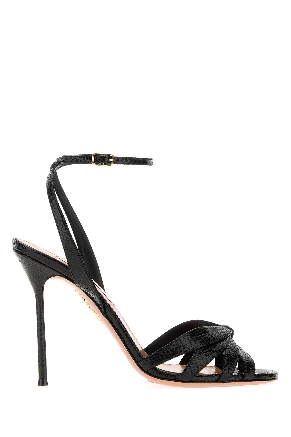 AQUAZZURA Sandali Soulmate in pelle nera