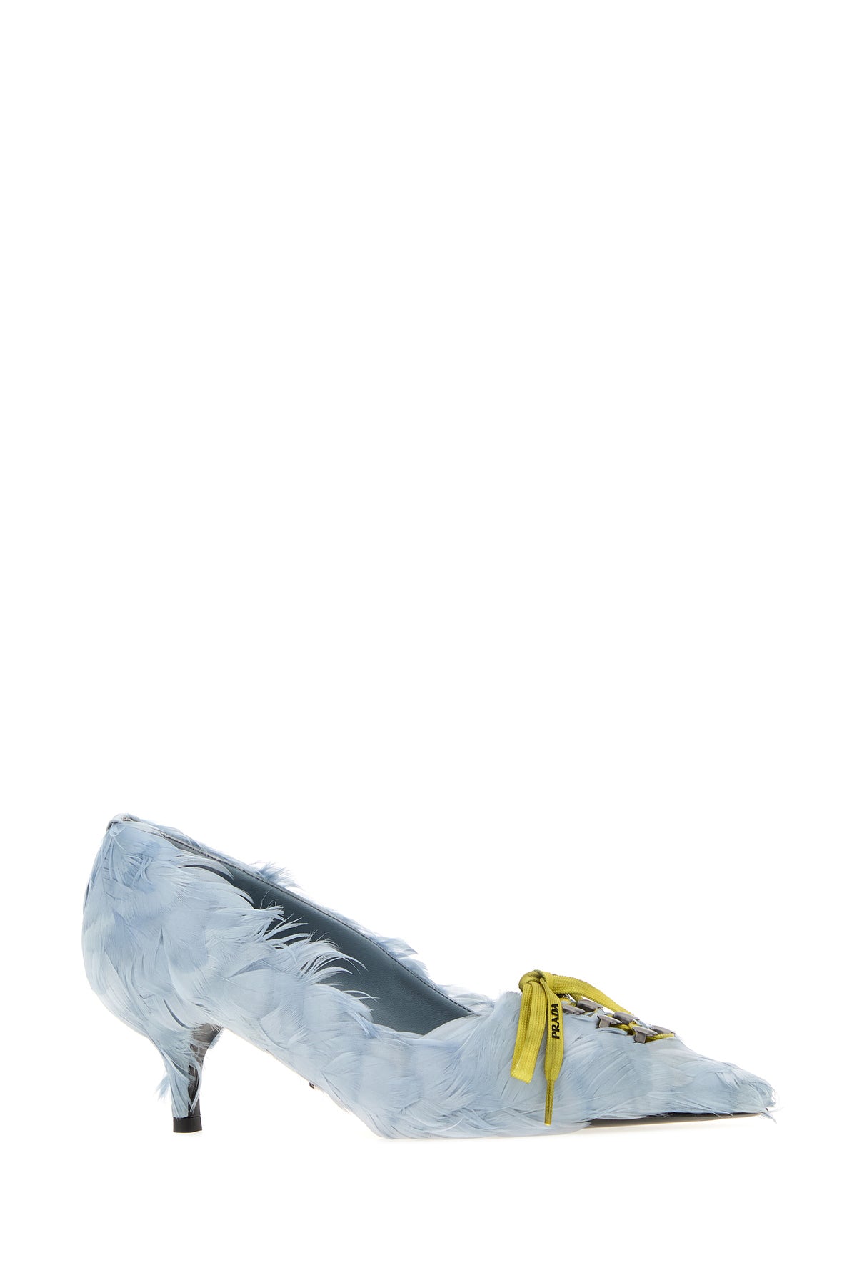 Prada Scarpe con tacco in raso decorato, view 2