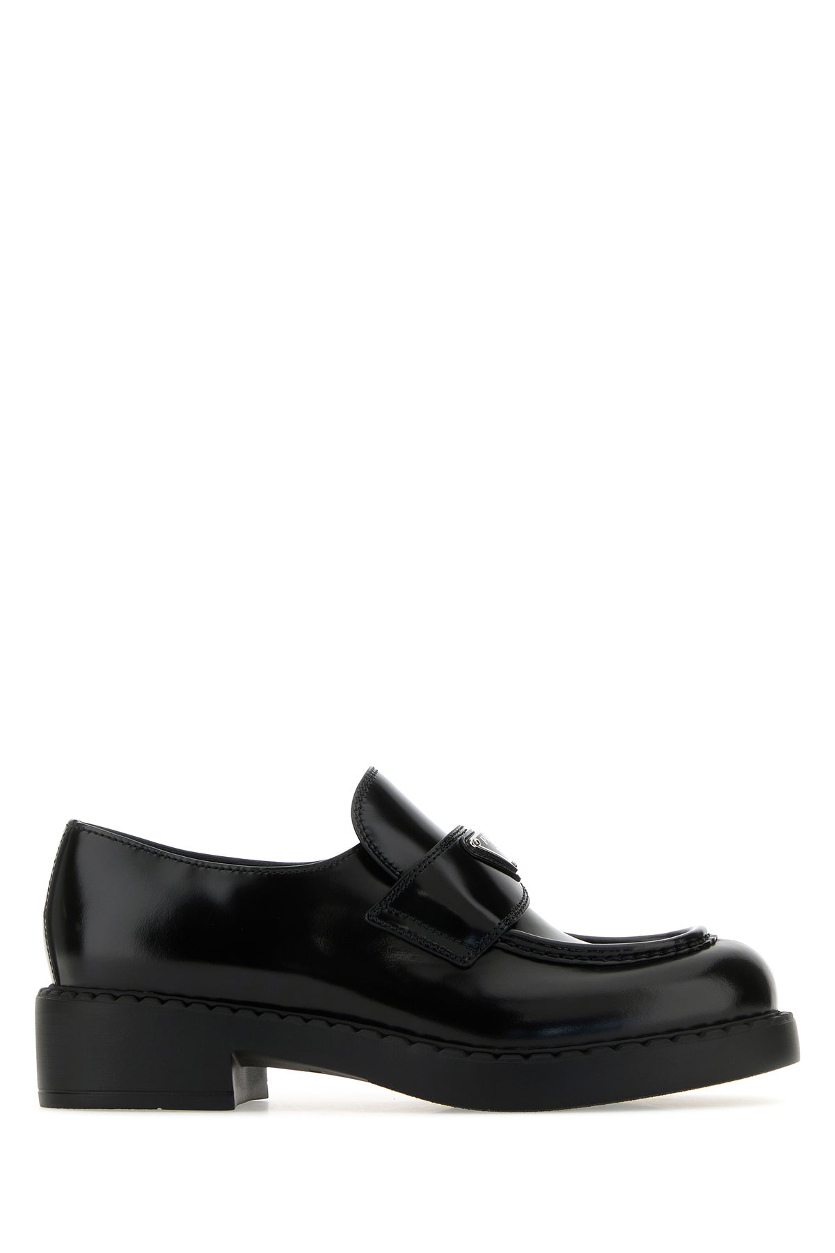 Prada Mocassini in pelle nera