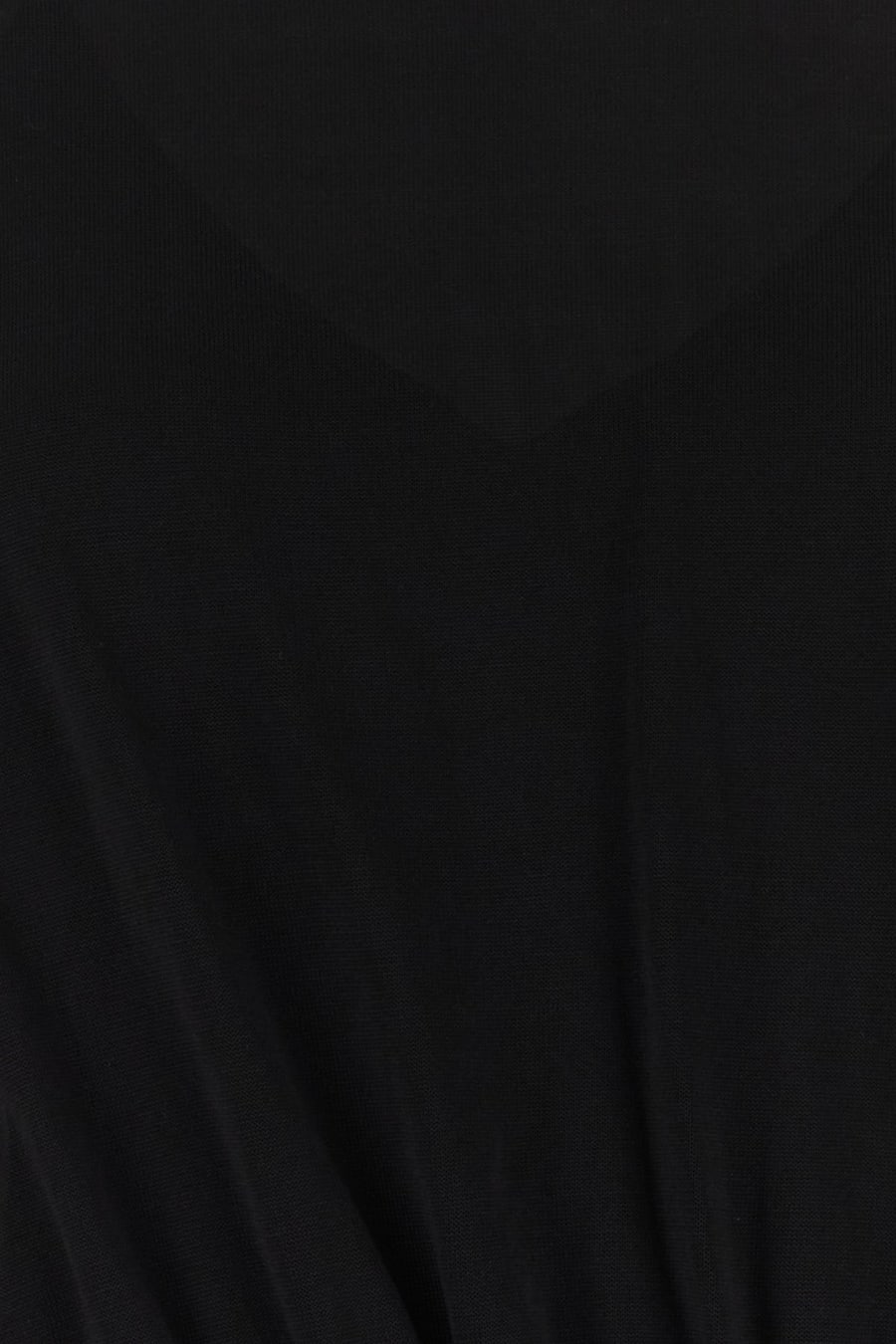 Fendi Top in misto seta nera, view 3
