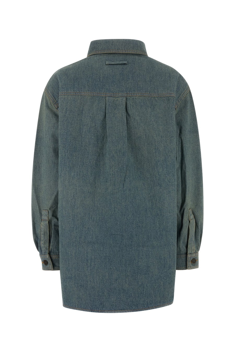 JEAN PAUL GAULTIER Camicia in denim stampato, view 2