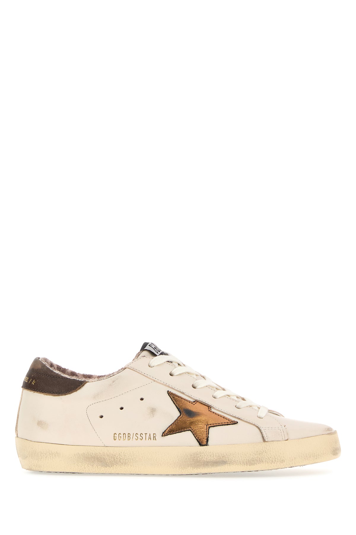 Golden Goose Sneakers Super-Star in pelle avorio