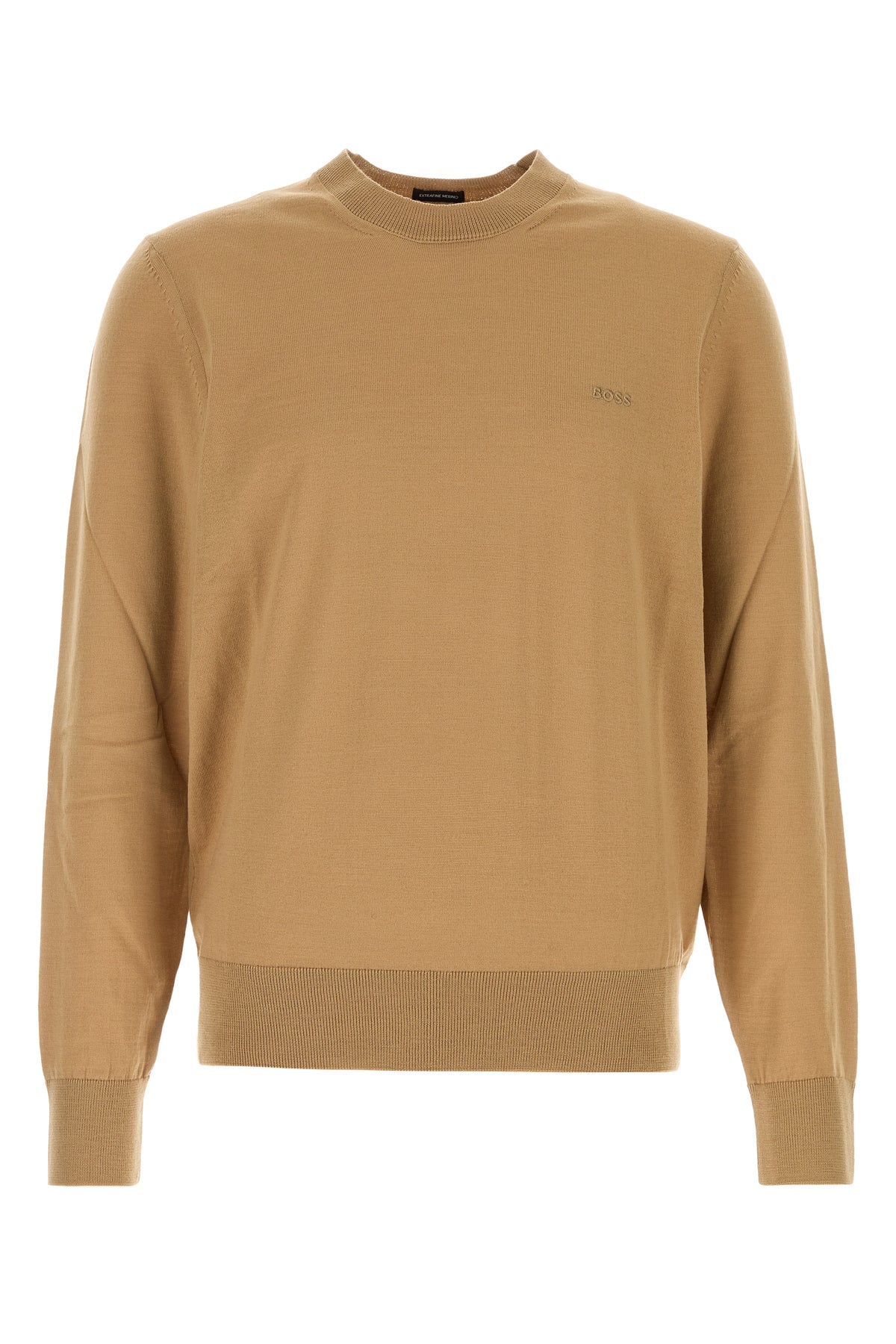 Boss Maglione in lana cammello