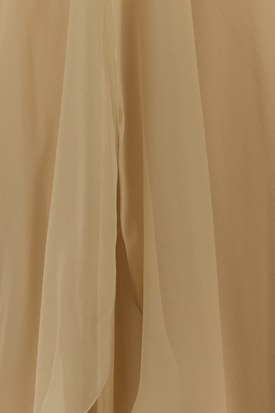 ALBERTA FERRETTI Abito lungo in seta beige, view 3