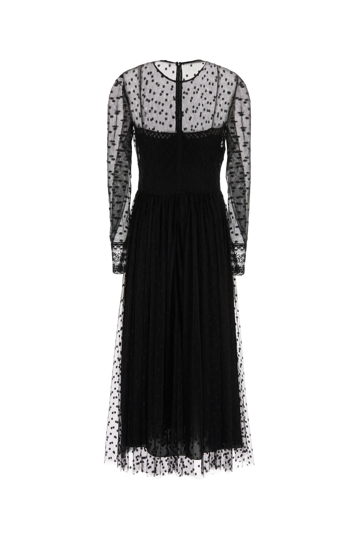 ALBERTA FERRETTI Abito in tulle nero, view 2