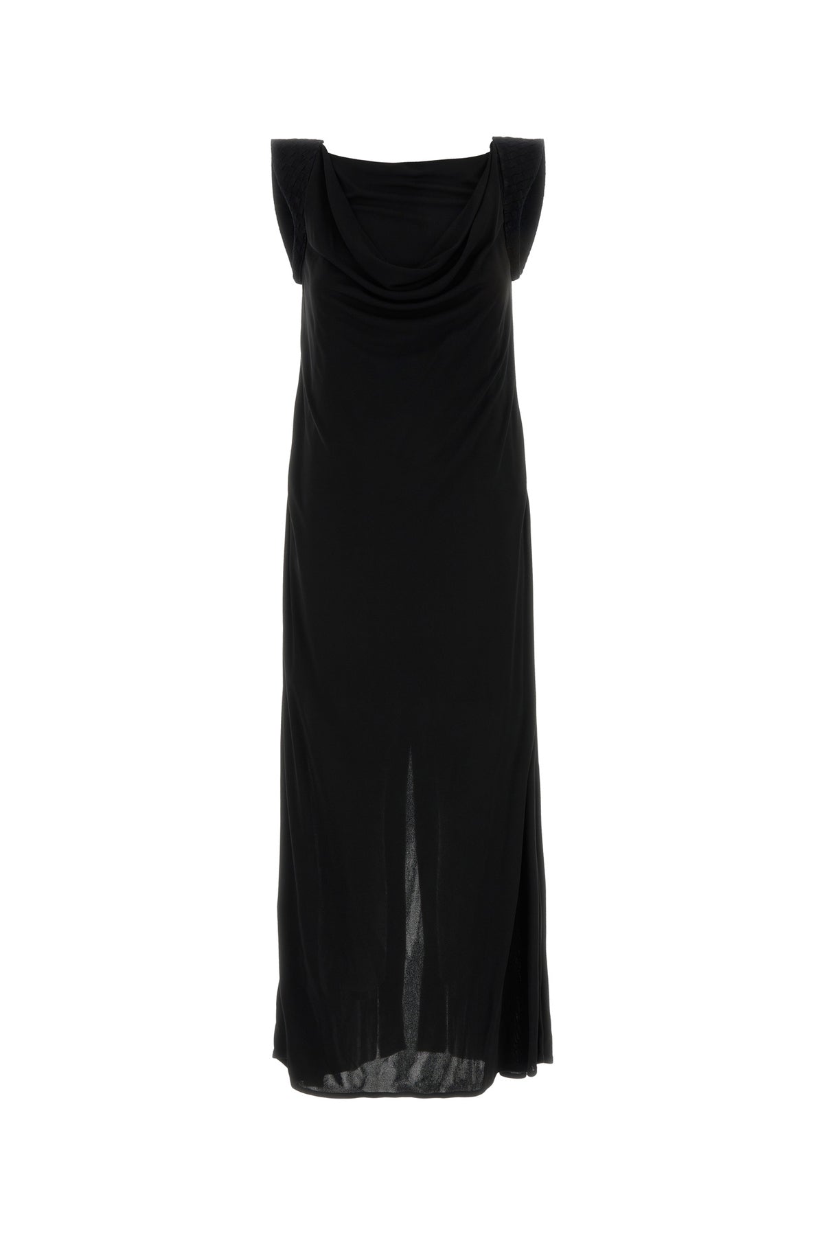 Bottega Veneta Abito lungo in crepe nero