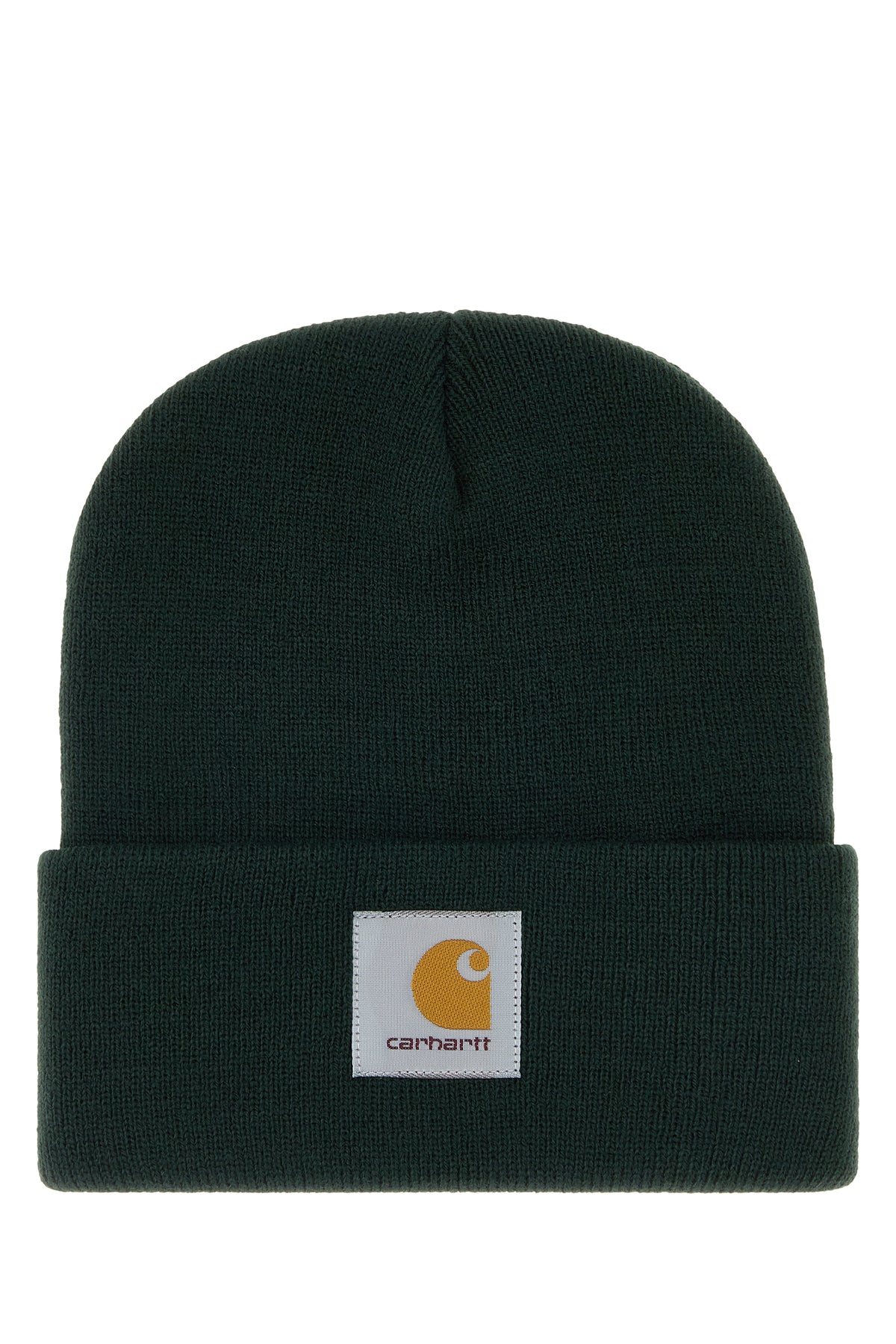 Carhartt WIP Short Watch Hat in maglia verde bottiglia