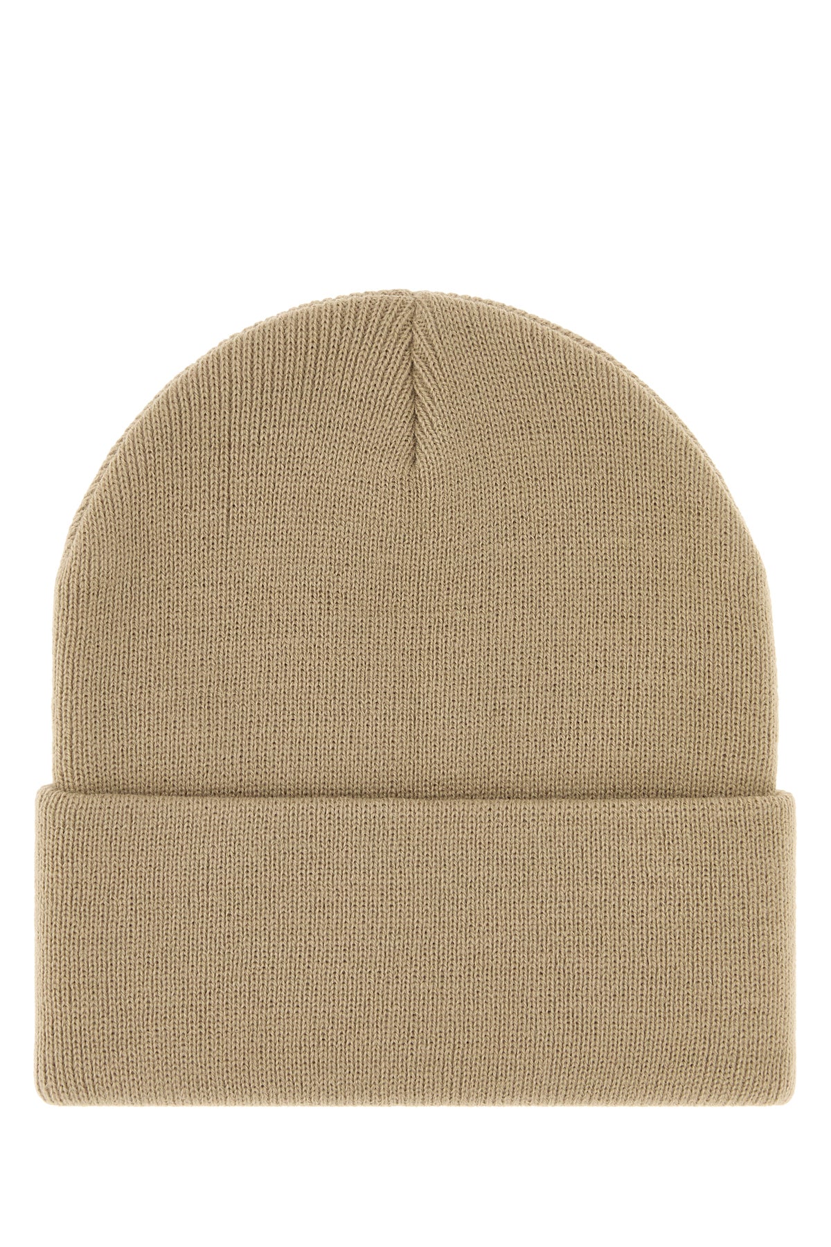 Carhartt WIP Short Watch Hat in maglia sabbia, view 2