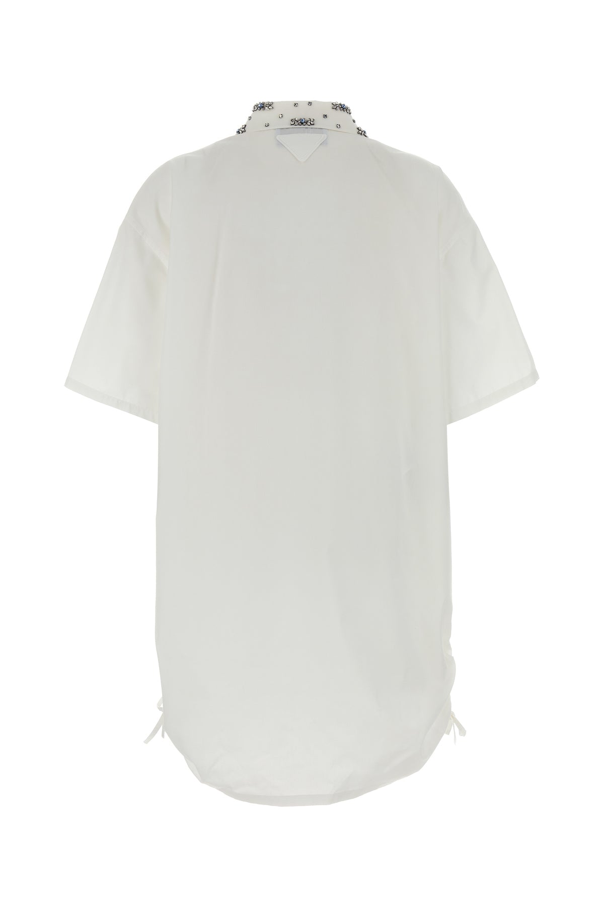 Prada Abito polo in popeline bianco, view 2