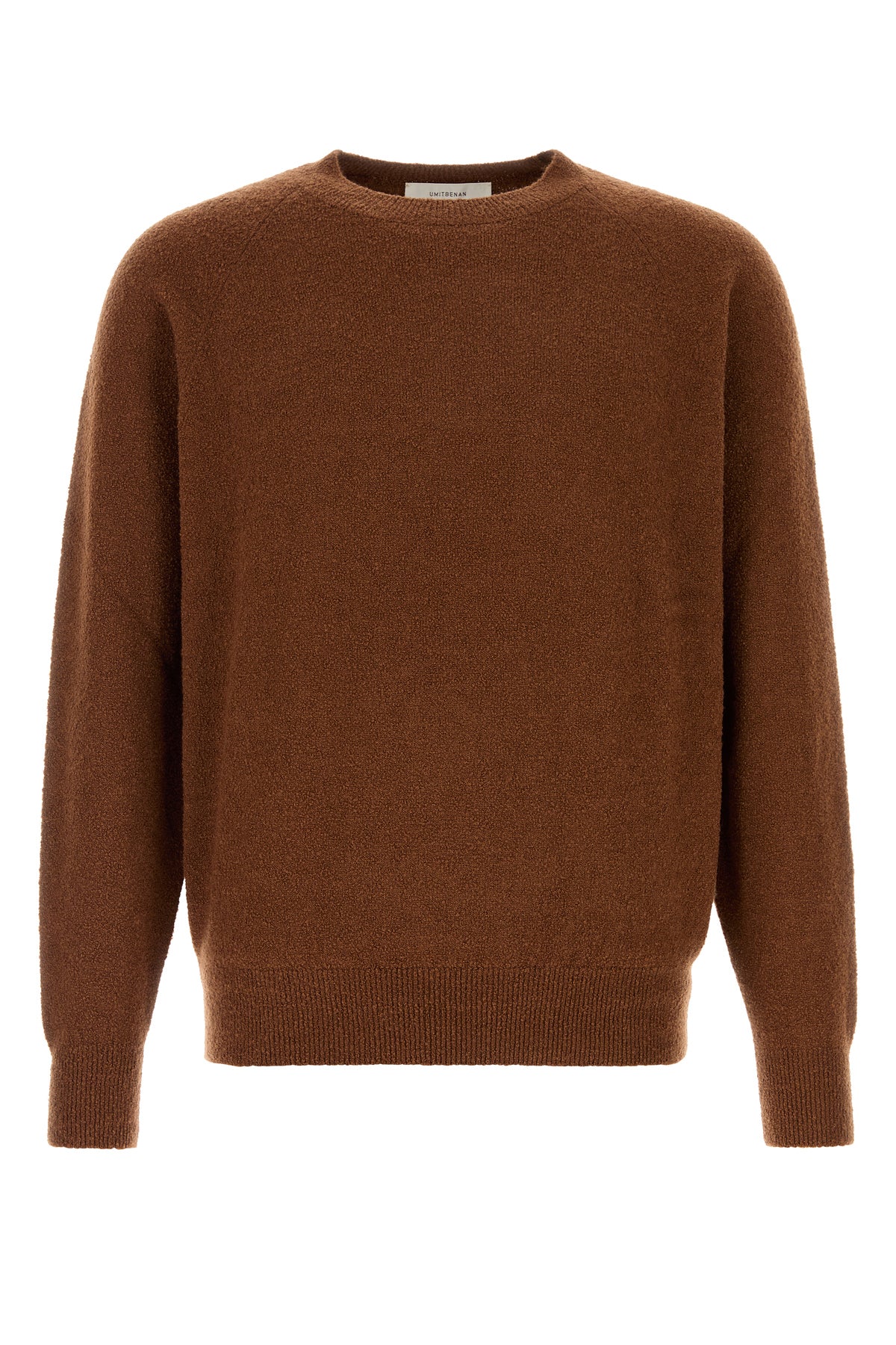UMIT BENAN Maglione Ralph in misto cashmere cioccolato