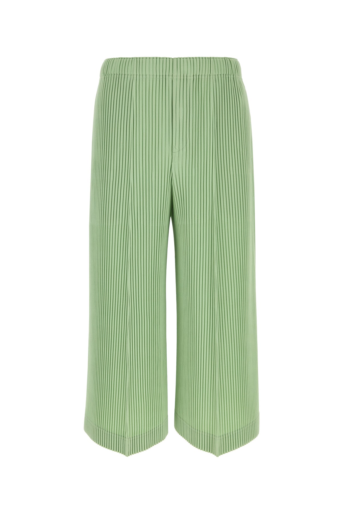 HOMME PLISSE' ISSEY MIYAKE Pantalone in poliestere verde pastello